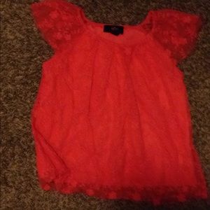 Red blouse